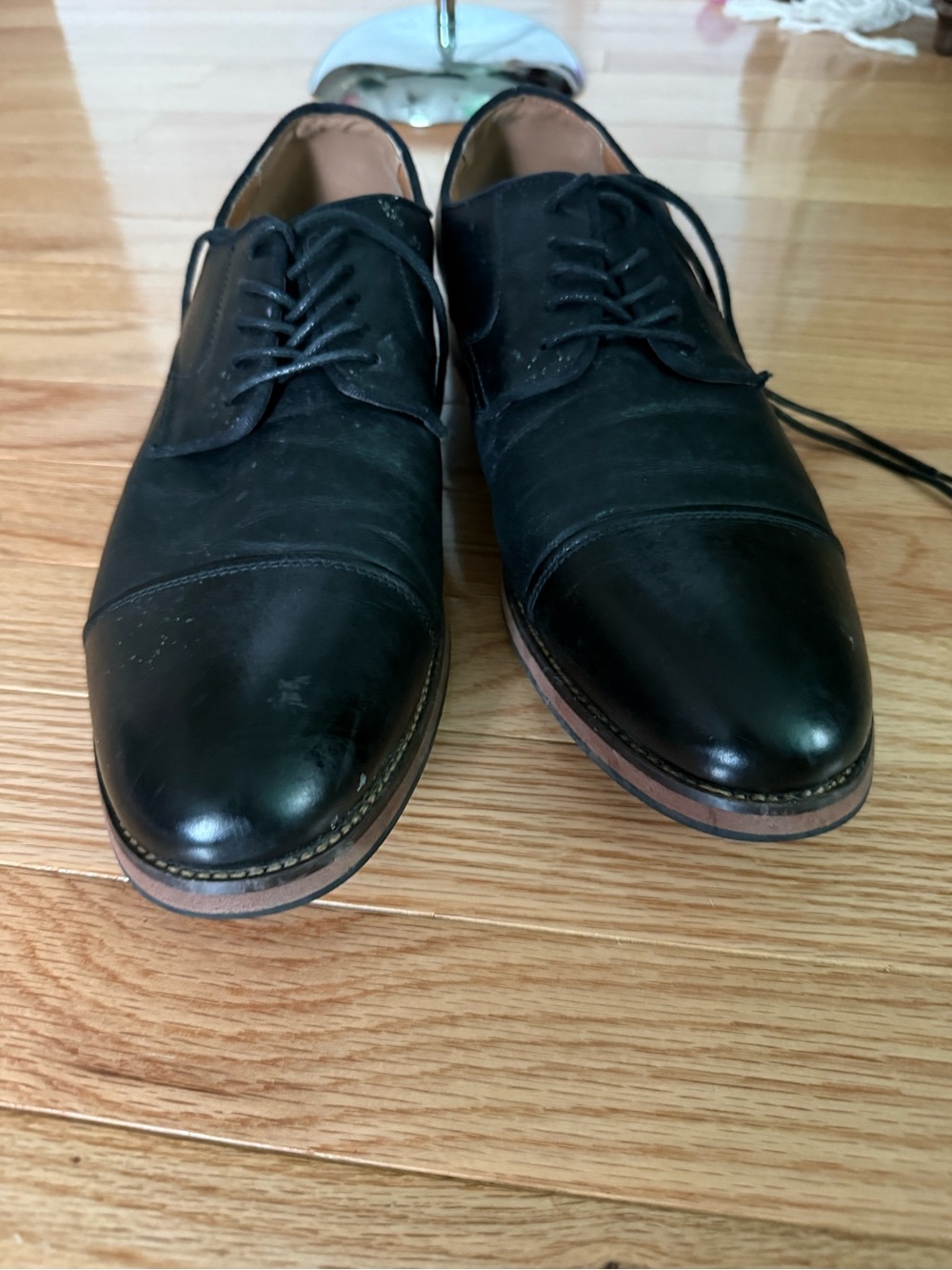Florsheim Black Leather Oxford Dress Shoe
